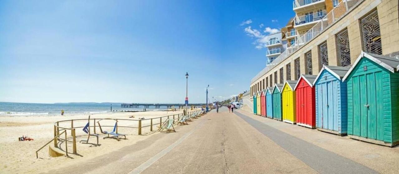 בורנמות' Flat-C, 4 Adults, 20 Mins To Beach, Netflix, Wifi, Sleeps 4 Adults מראה חיצוני תמונה